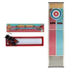 Humoristisk curling‑spil til to personer