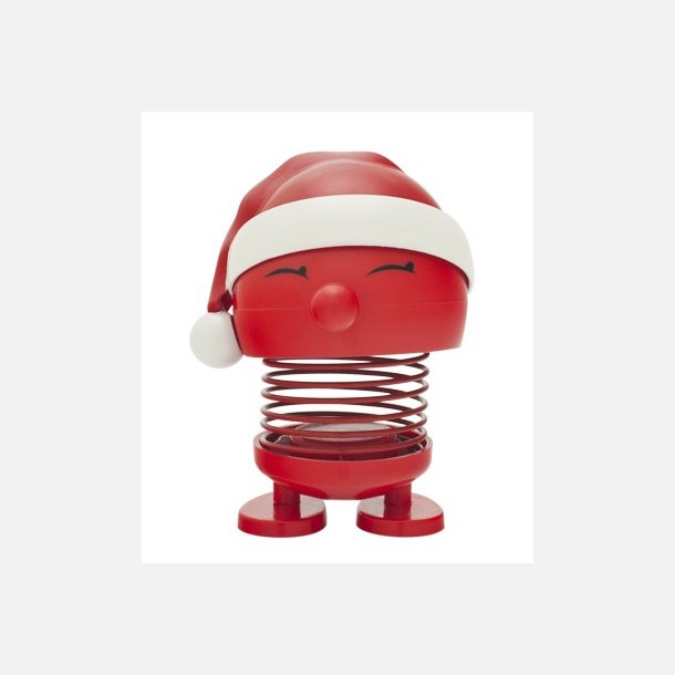 Hoptimist Santa Bimble – julefigur med nissehue og smil