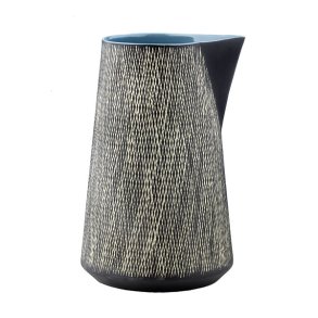 Kande i retrodesign fra JUST med petroleumsbl� inderside