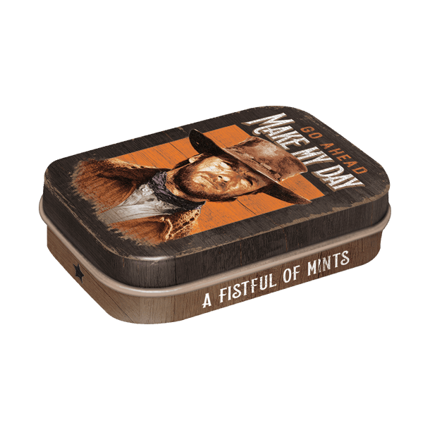 ske med mintpastiller - go ahead MAKE MY DAY. A Fistful of mints 