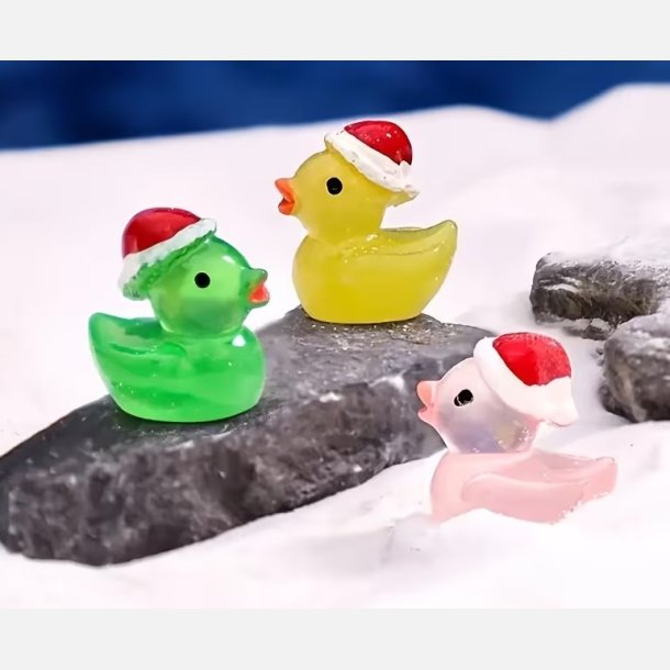 Dekorativ resinfigur med juletema