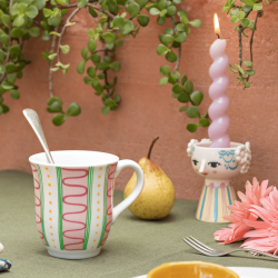 Bjrn Wiinblad  Eva Krus 35 cl | Rosa | Porceln