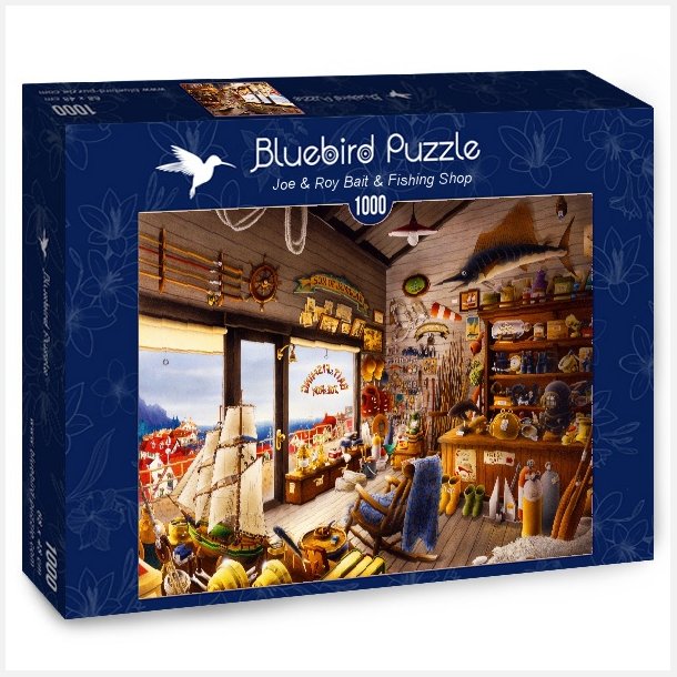 Fiskebutik fra Gamle Dage � 1000 Brikker Puslespil | Bluebird