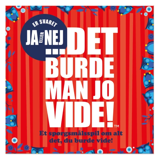 Det Burde Man Jo Vide – Ja eller Nej quizspil med over 400 sprgsml