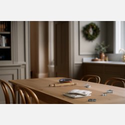 JUNA grydelap som del af juleborddkning i kkken