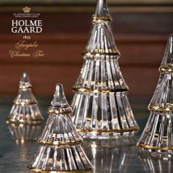 Holmegaard glas juletrer - elegant julepynt 