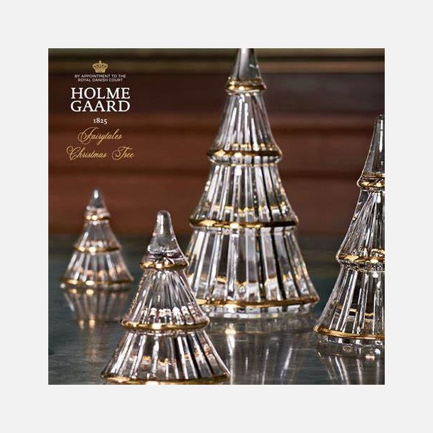 Holmegaard glas juletrer - elegant julepynt 