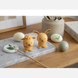 Hoptimist Bunny, gul. Dansk Design 