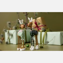 Hr &amp; Fru Rudolf 2024 ikldt nye grnne dragter.