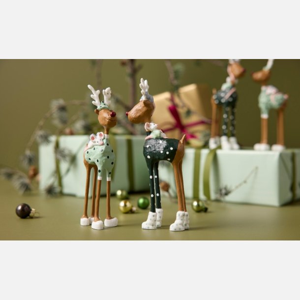 Hr &amp; Fru Rudolf 2024 ikldt nye grnne dragter.