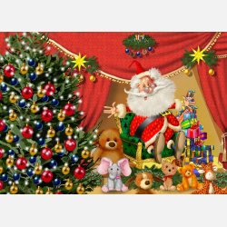 Hyggeligt julepuslespil perfekt som mandelgave eller vrtindegave