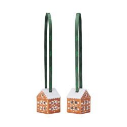 Khler Gingerbread juleophng – H5 cm, st med 2 stk.