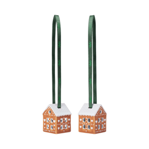Khler Gingerbread juleophng – H5 cm, st med 2 stk.