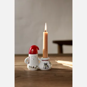 Hammersh�i Christmas julefigur med klassiske riller og fine julemotiver.