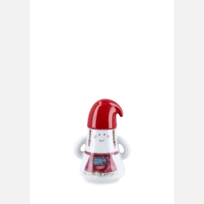 K�hler Hammersh�i Christmas Nissemor i hvidt porcel�n med r�d nissehue.