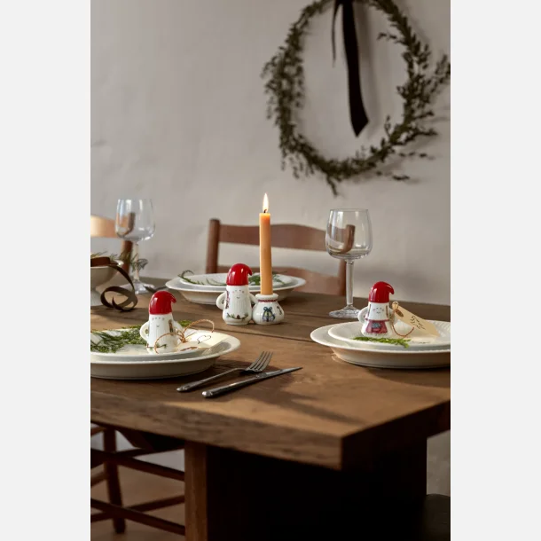 Dekorativ Nissemor og nissefar fra Hammersh�i Christmas-serien