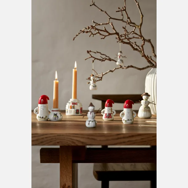Dekorativ Nissefar fra Hammersh�i Christmas-serien, 6 cm i diameter.