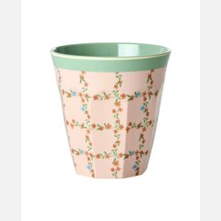 Sk�nt krus fra RICE. Rose/gr�n