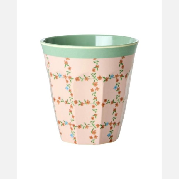 Sk�nt krus fra RICE. Rose/gr�n