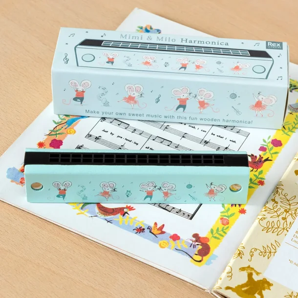 Musikleget�j med dansende mus motiv