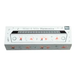 S�d tr�harmonika fra Rex London med Mimi og Milo Mouse. Perfekt til sm� musikelskere. Ikke egnet til b�rn under 3 �r.