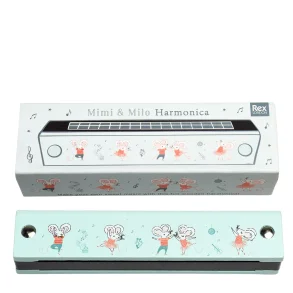S�d tr�harmonika fra Rex London med Mimi og Milo Mouse. Perfekt til sm� musikelskere. Ikke egnet til b�rn under 3 �r.