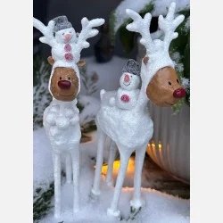 H�ndlavede Hr. og Fru Rudolf julefigurer 2026