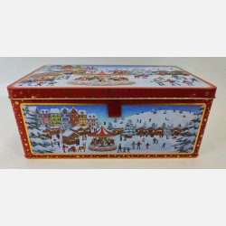 Kagedse med sneboldkamp og skjtelb – fdevaregodkendt og dekorativ