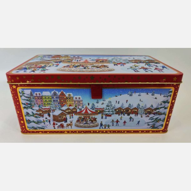 Kagedse med sneboldkamp og skjtelb – fdevaregodkendt og dekorativ