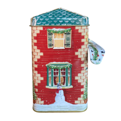 Kagedse formet som vintage slikbutik – Silver Crane