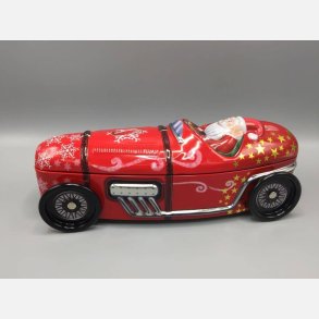 Kagedse formet som julemandens sportsvogn – Silver Crane