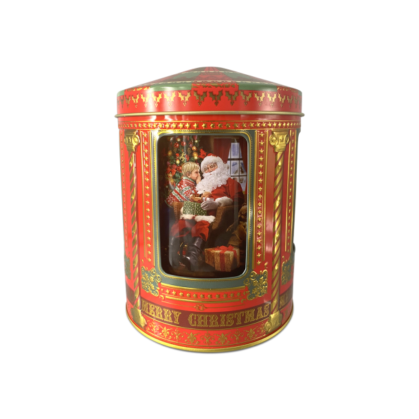 Julemand spille-kaged�se med musik &ndash; Silver Crane