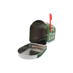 Silver Crane  Kagedse med nddeknkkere og julepost | 1,2 liter | Dekorativ og fdevaregodkendt