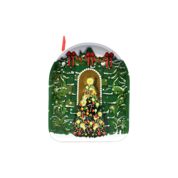 Silver Crane  Kagedse med nddeknkkere og julepost | 1,2 liter | Dekorativ og fdevaregodkendt