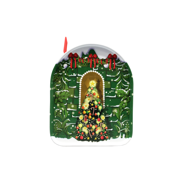 Silver Crane  Kagedse med nddeknkkere og julepost | 1,2 liter | Dekorativ og fdevaregodkendt