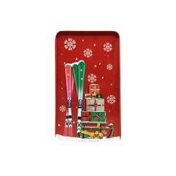 Bagsiden af rd juledse. Ski venter 