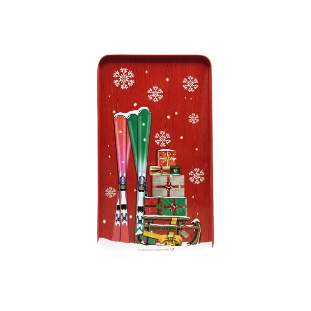 Bagsiden af rd juledse. Ski venter 