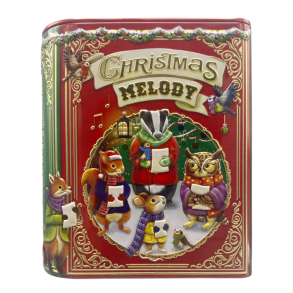 Kagedse formet som bog med skovens dyr – Silver Crane