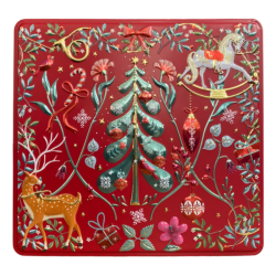 Juledse med dekorativt mnster – Silver Crane