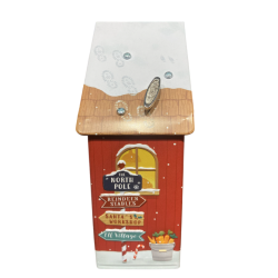 Kagedse med julekalender og gavepakning – fdevaregodkendt og dekorativ