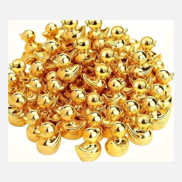 Miniature guldand til pynt og p�skedekoration