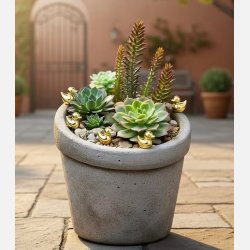 Assorterede mini�nder i skinnende guld