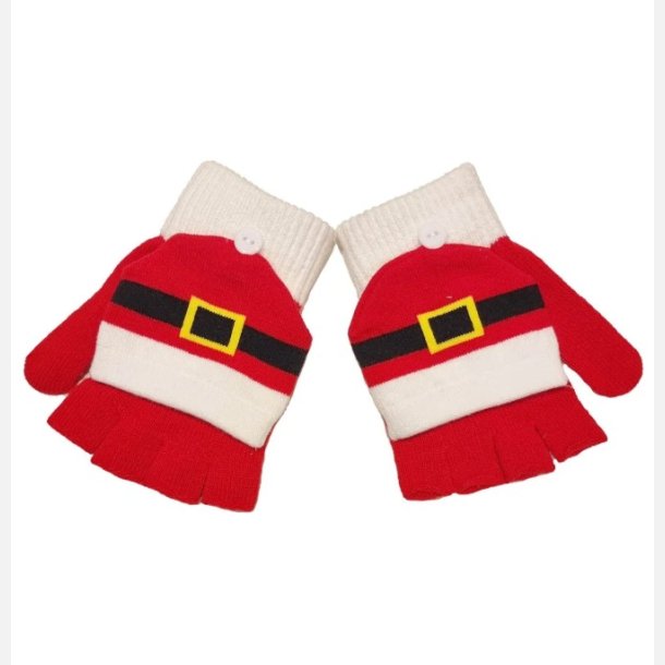 Snazzy Santa Julemandsvanter � R�d/Hvid