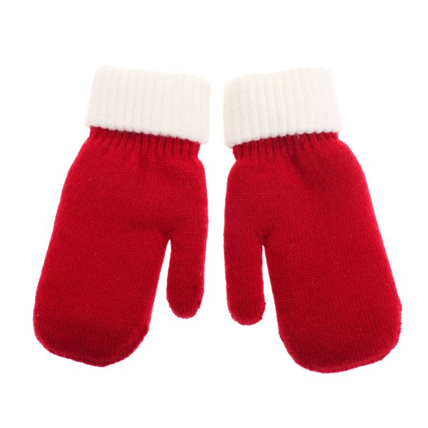 Snazzy Santa julevanter i r�d og hvid med varmt for