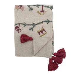Bloomingville Yule plaid til sofa og hyggelige vinterstunde