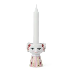 Gul/lavendel porceln | Kunstnerisk dansk design