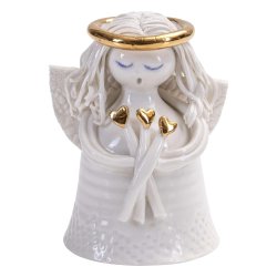 Minienglen Alice. Hndlavet porcelnsfigur fra Jette Abildgrdnienglen Alice. Fin hvid, hndlavet porceln. Design af Jette Abildgrd