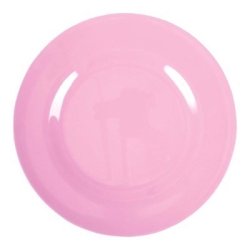 RICE melamin frokosttallerken – dark pink, 20 cm
