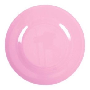 RICE melamin frokosttallerken – dark pink, 20 cm