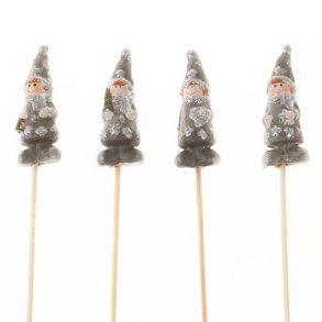 Juledreng i slv – julefigur p pind fra Det Gamle Apotek